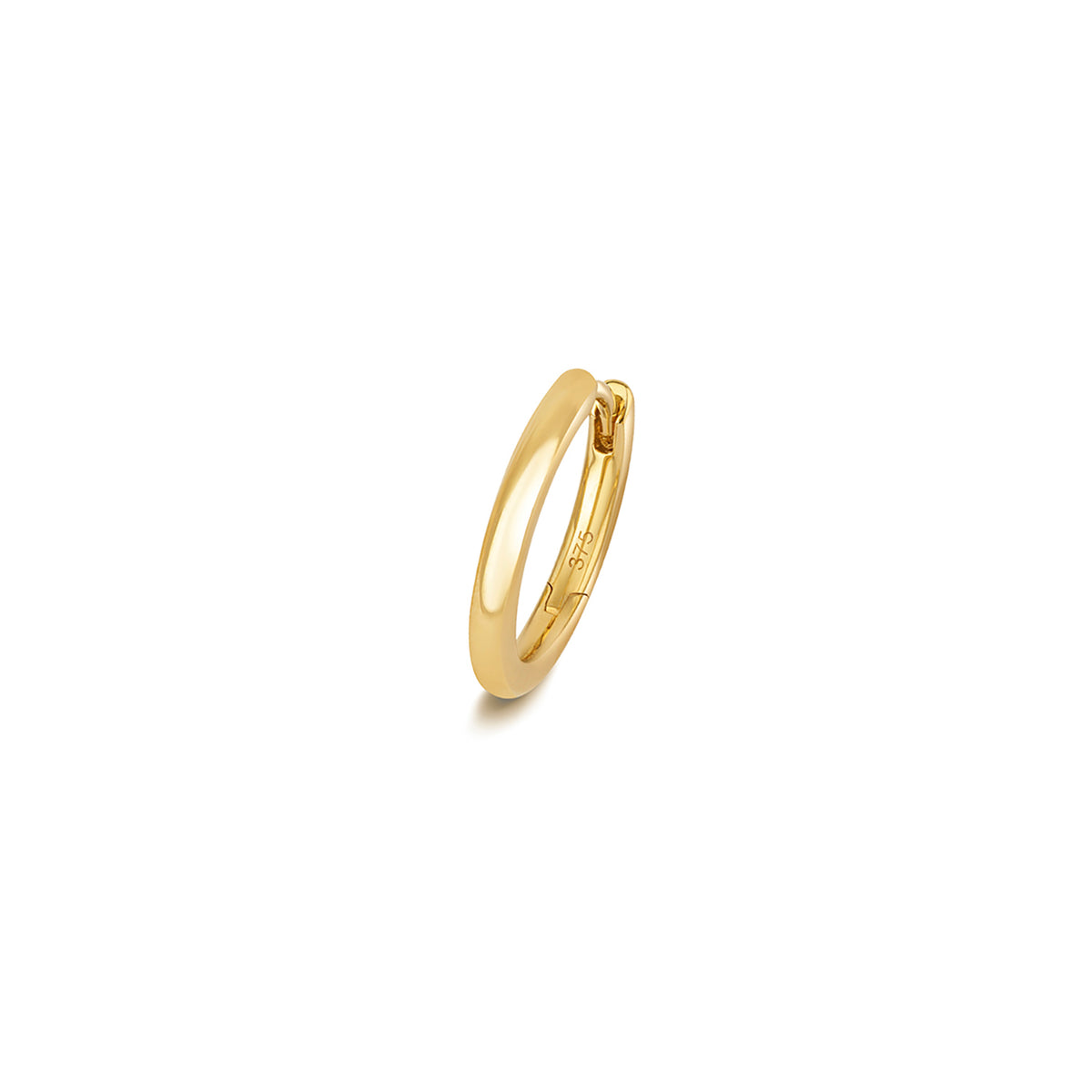 9ct Gold Round Tube Cartilage Hoop - ES2003