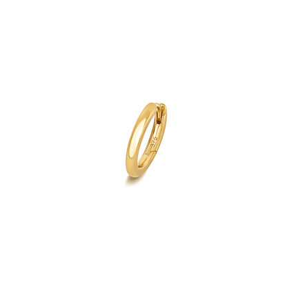 9ct Gold Round Tube Cartilage Hoop - Long Post - ES2003P