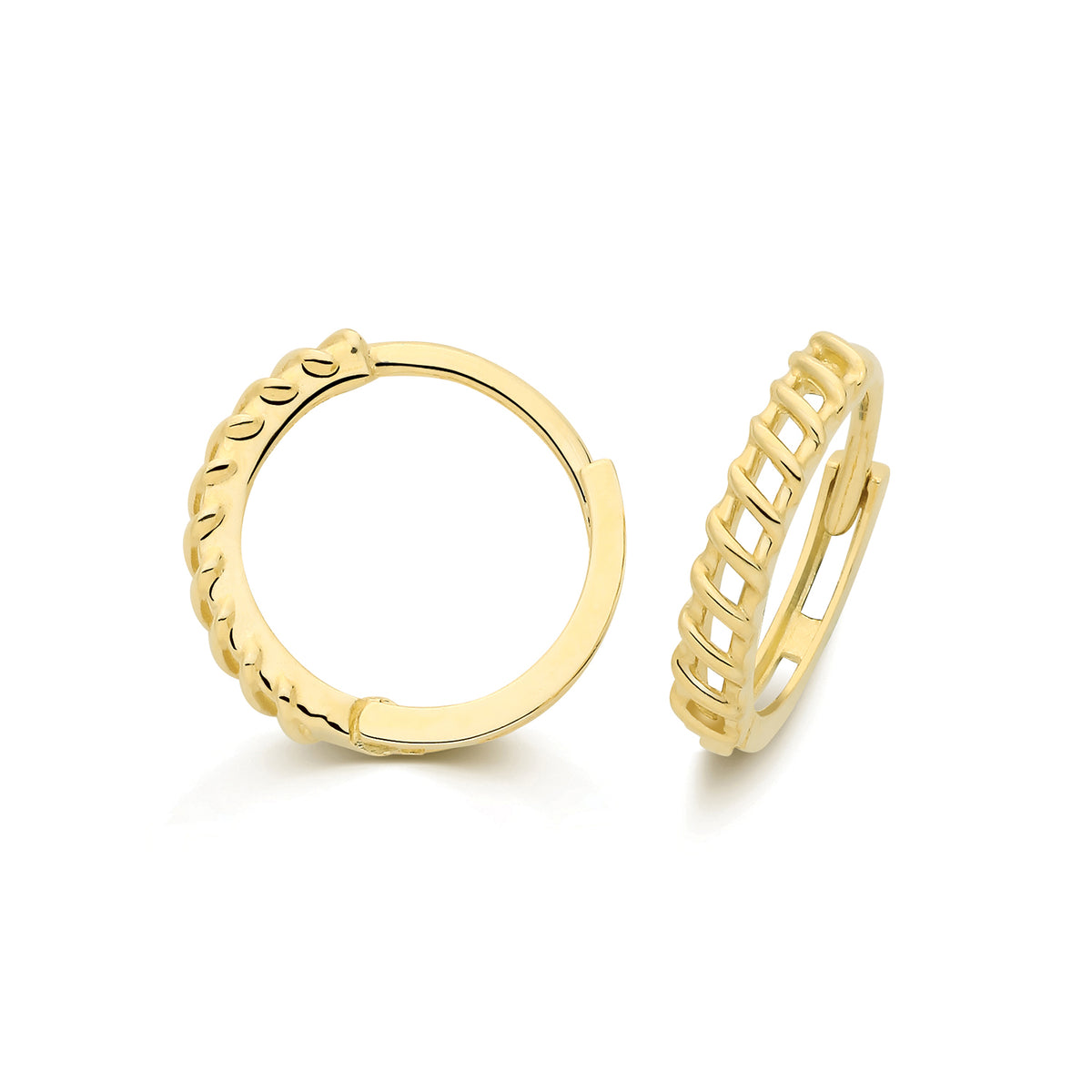 9ct Yellow Gold Huggies - ES2130