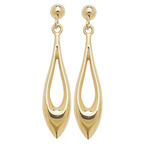 9ct Gold Tear Drops - ES421