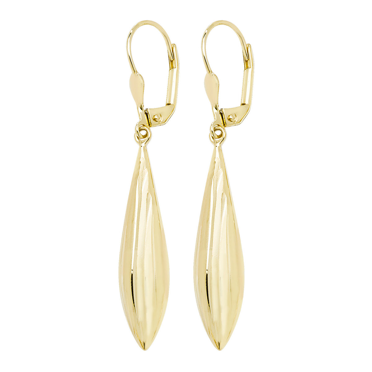 9ct Gold Lever Back Drops - ES573