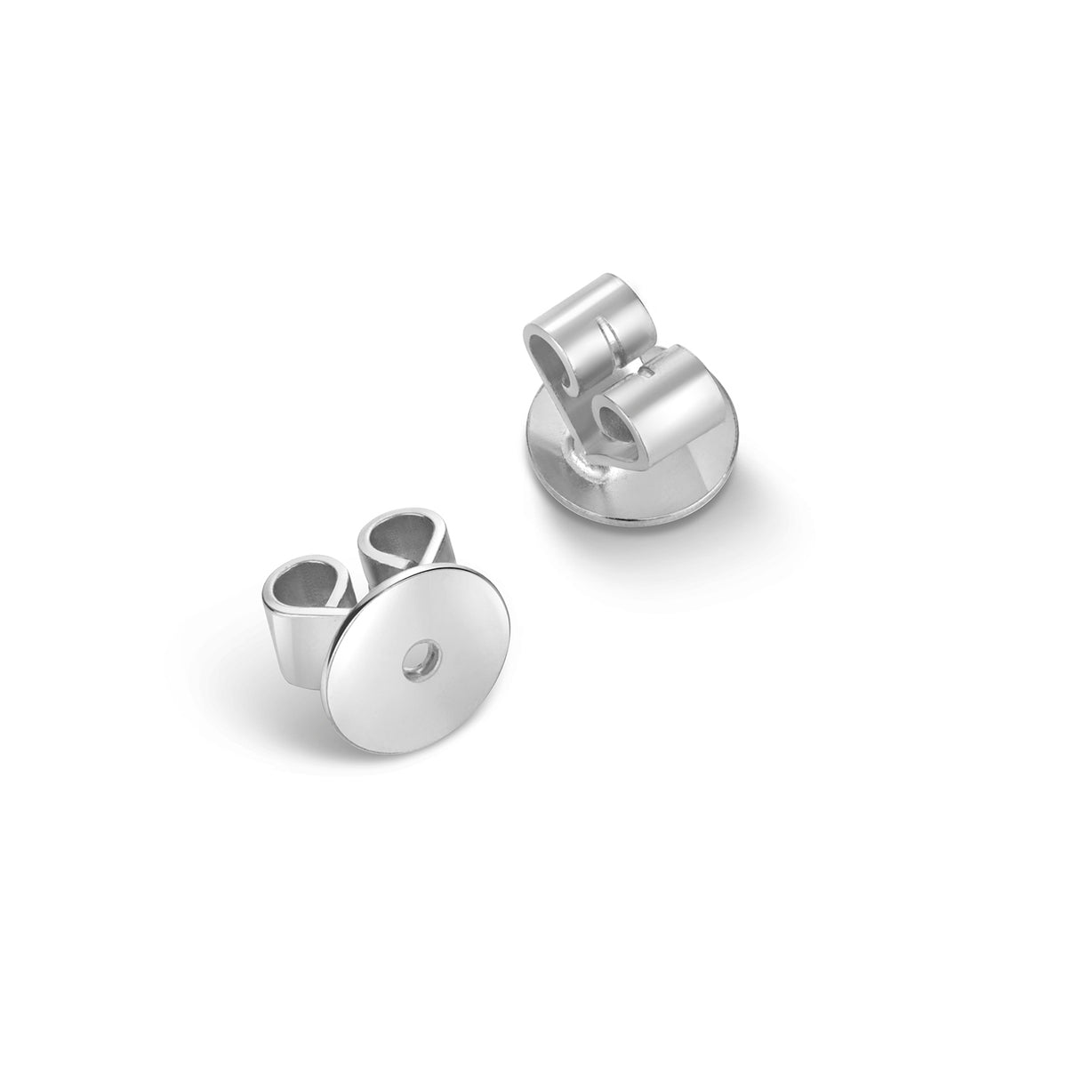 9ct White Gold 5mm Scrolls - FN178W