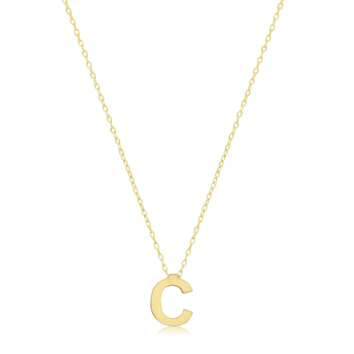 9ct Gold Initial Necklace - NK435