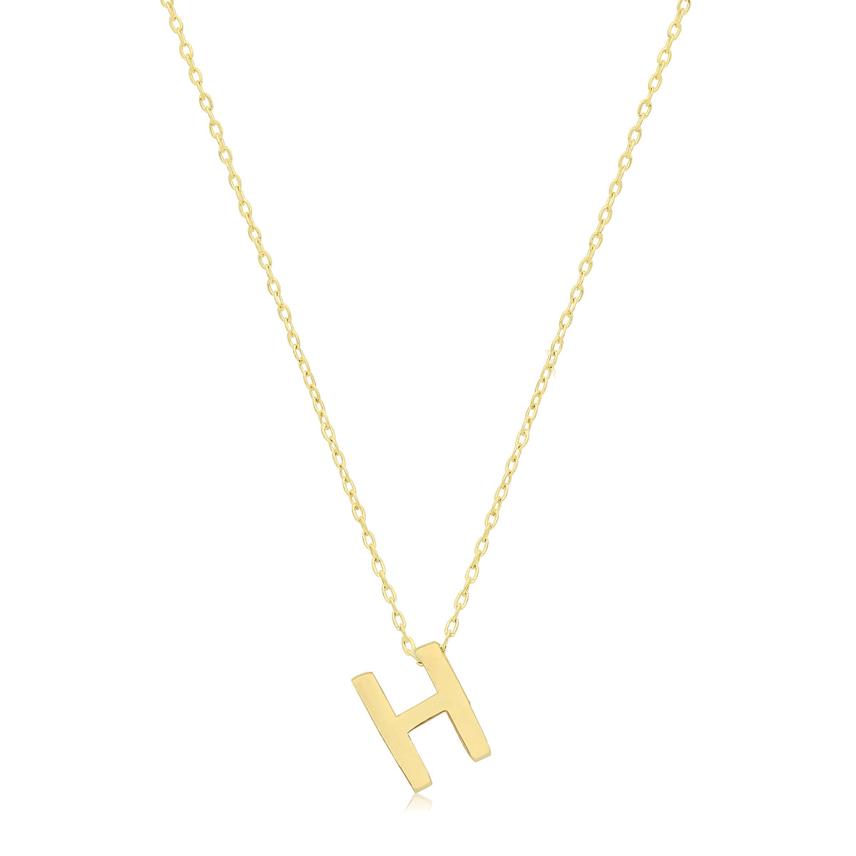 9ct Gold Initial Necklace - NK435