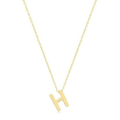 9ct Gold Initial Necklace - NK435