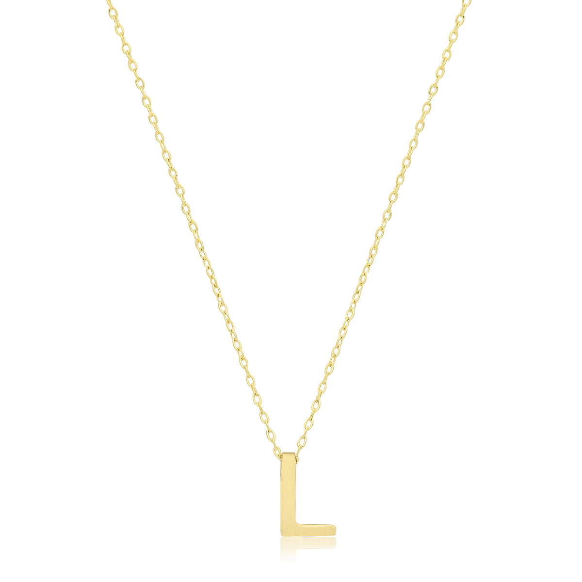 9ct Gold Initial Necklace - NK435
