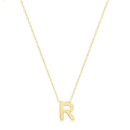 9ct Gold Initial Necklace - NK435