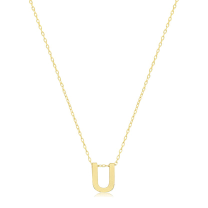 9ct Gold Initial Necklace - NK435