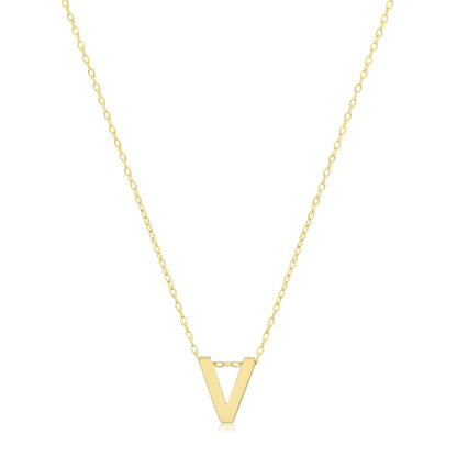 9ct Gold Initial Necklace - NK435