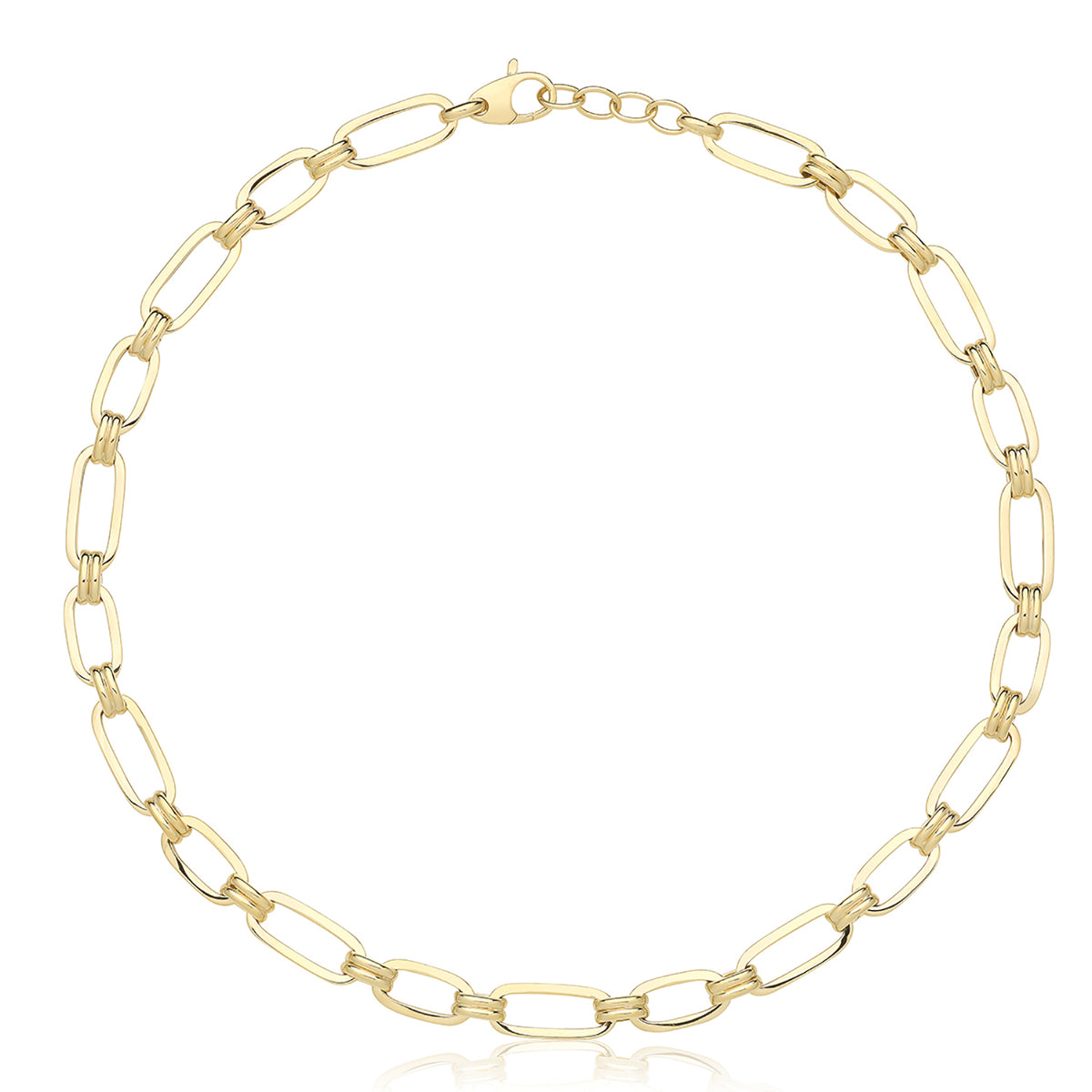 9ct Gold Hollow Necklace - NK447