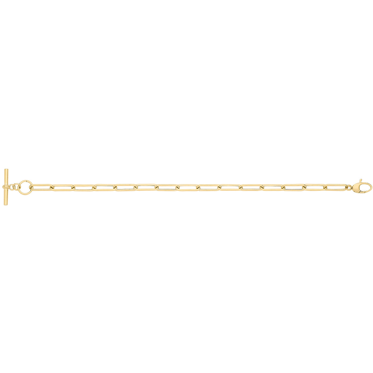 9ct Gold Hollow Bracelet - NK458B