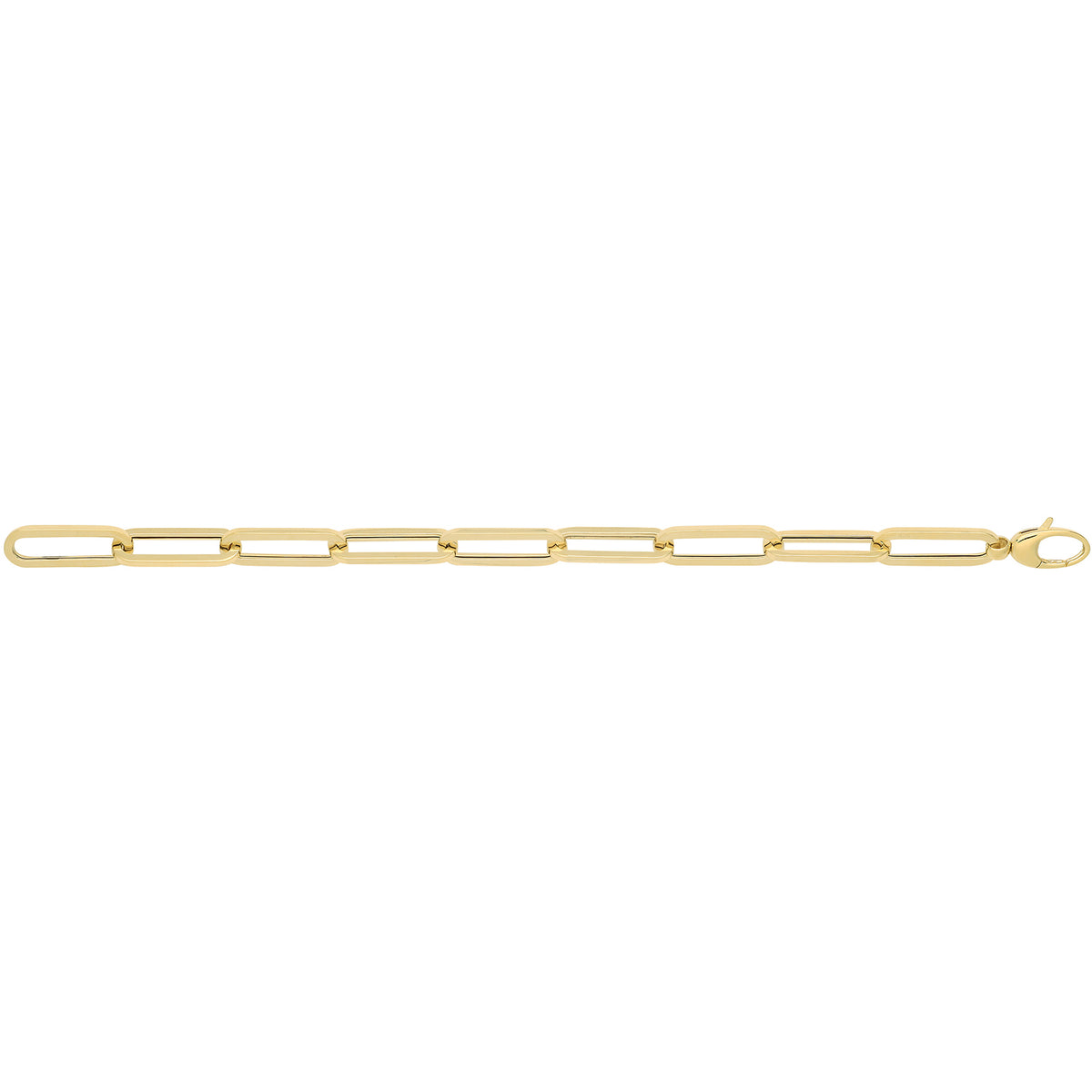 9ct Gold Hollow Bracelet - NK459B