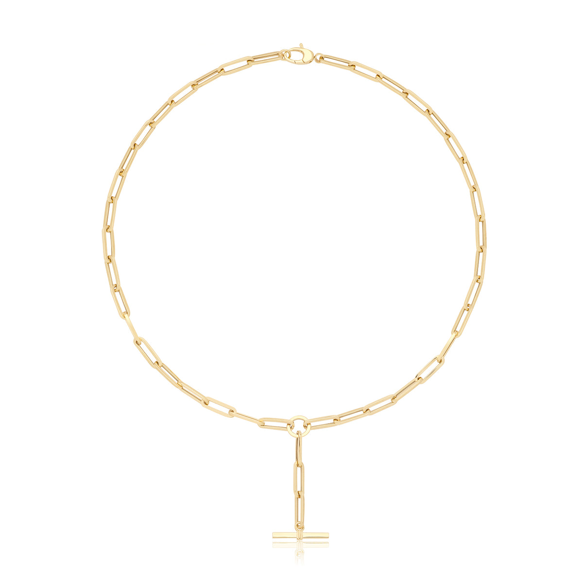 9ct Gold Hollow Necklace - NK466