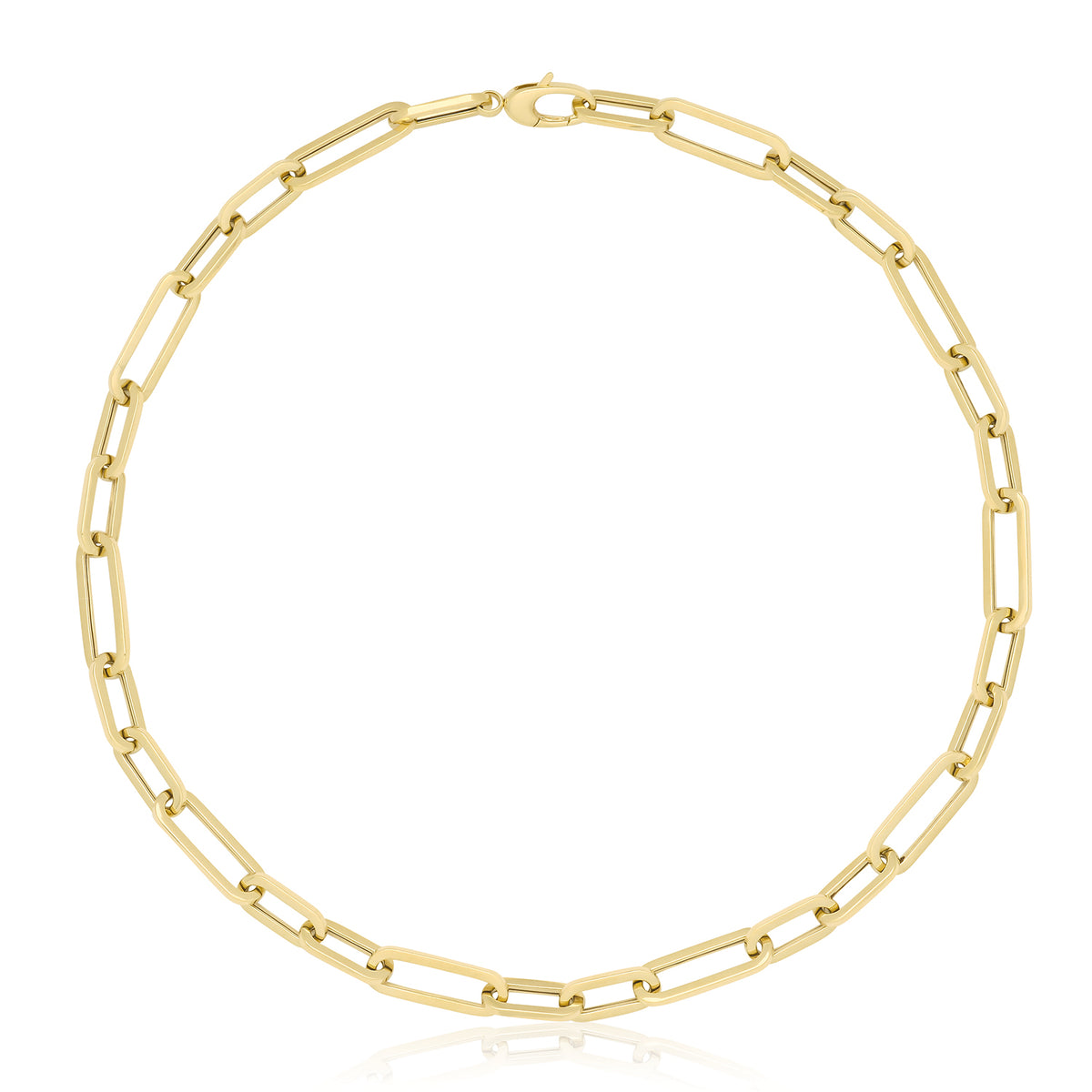 9ct Gold Hollow Necklace - NK468