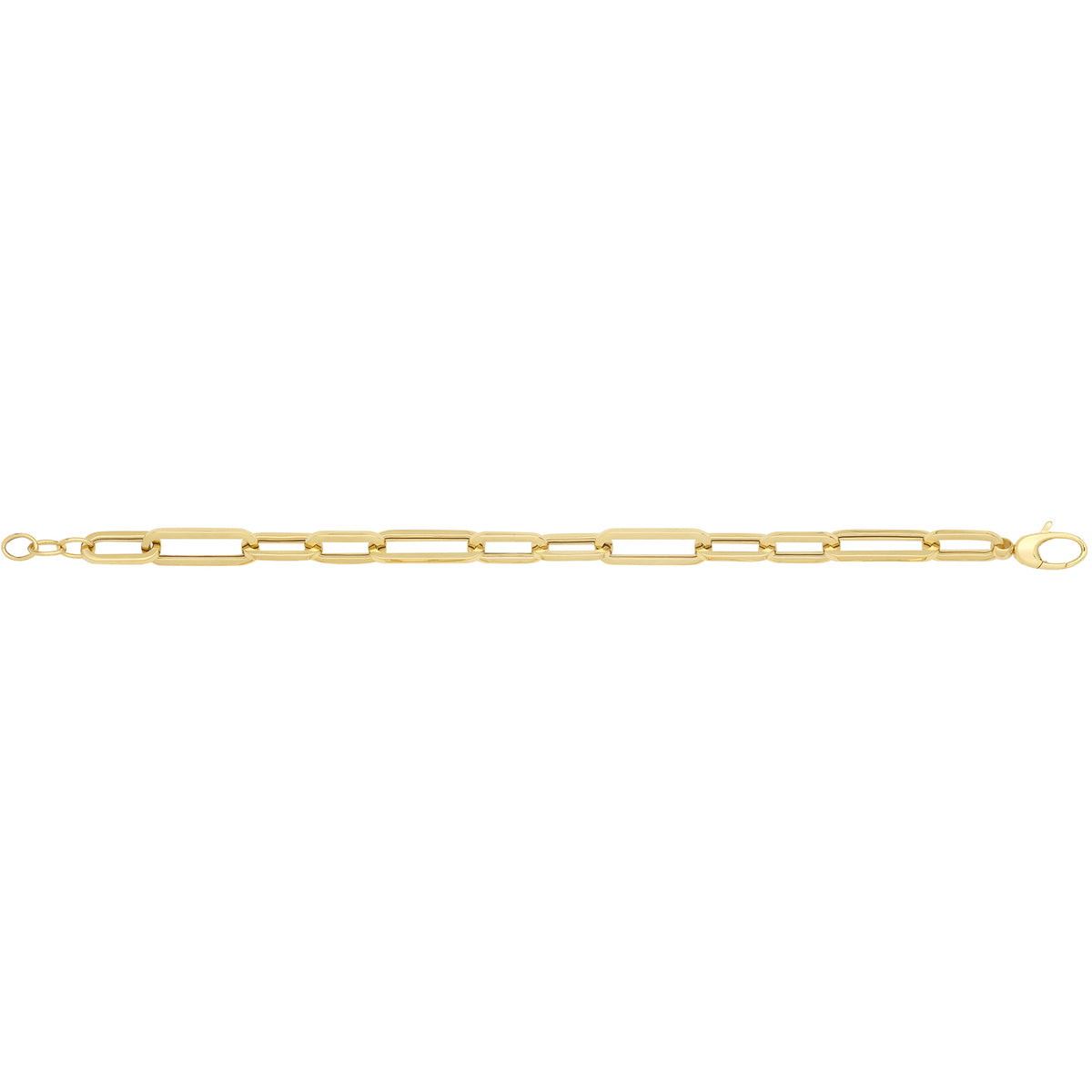 9ct Gold Hollow Bracelet - NK468B