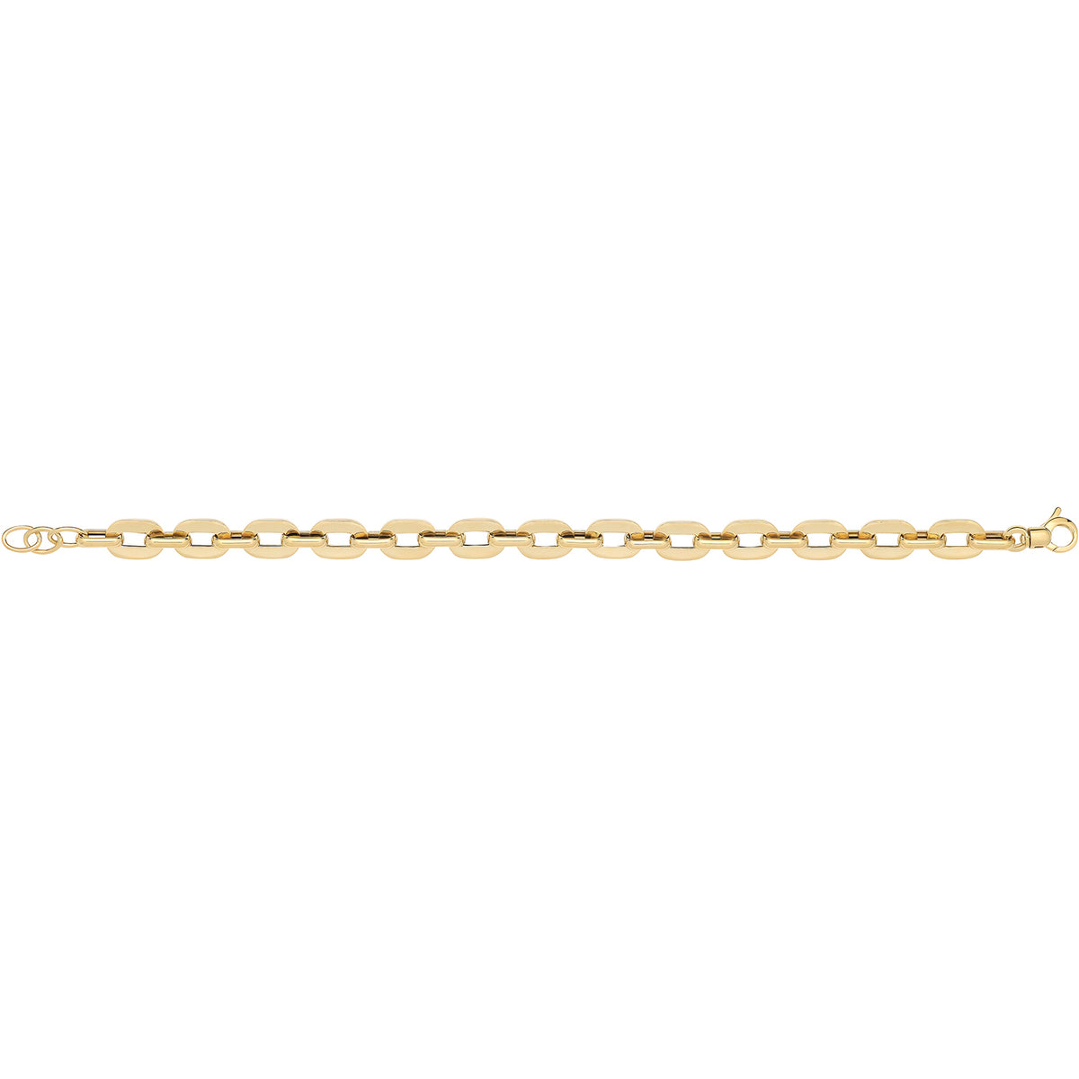 9ct Gold Hollow Bracelet - NK475B
