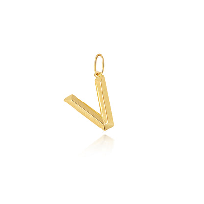 9ct Gold Initial Pendant - PN1069