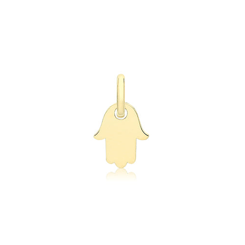 9ct Gold Plain Hamsa Pendant - PN1329