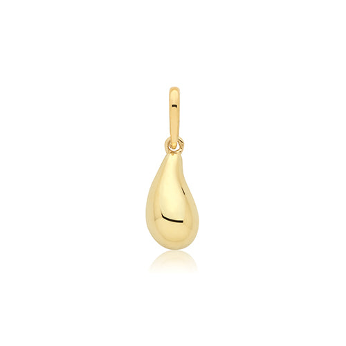 9ct Yellow Gold Tear Drop Pendant - PN1418