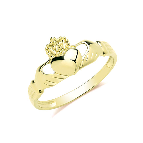 9ct Gold Claddagh Ring - RN1220