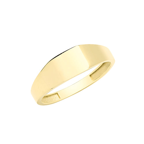 9ct Gold Square Signet Ring - RN951