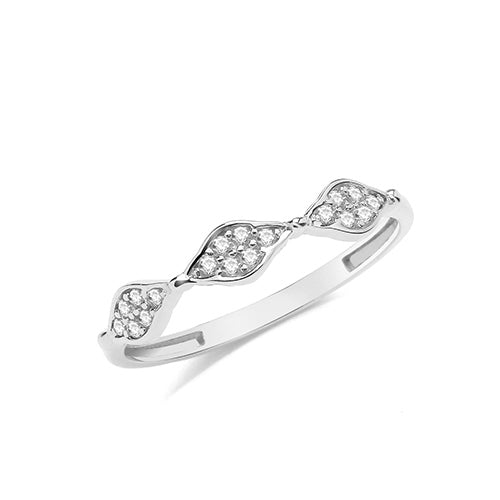 9ct Gold CZ Ring - RN968W