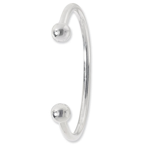 Silver Gents' Torc Bangle G4022