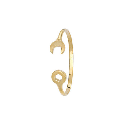 9Ct Gold Babies' Spanner Bangle - BN356