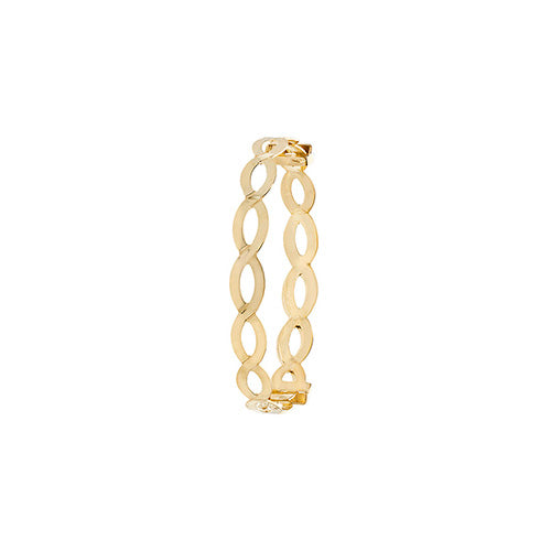 9Ct Gold Babies' Entwined Expandable Bangle - BN421