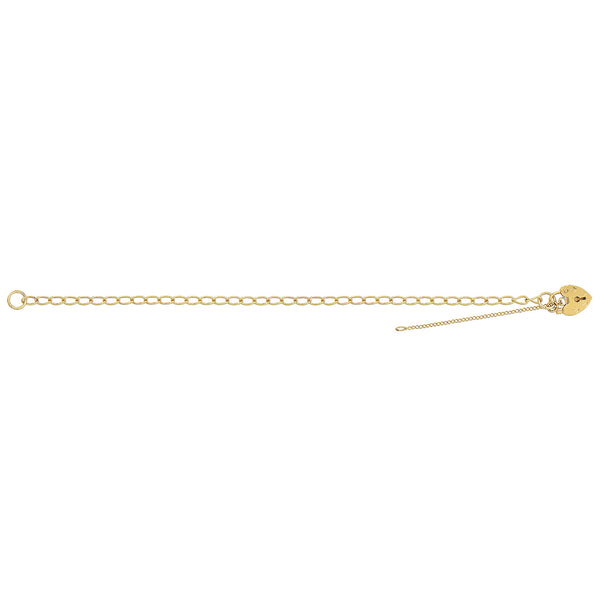 9ct Gold Heart Charm Bracelet - BR101