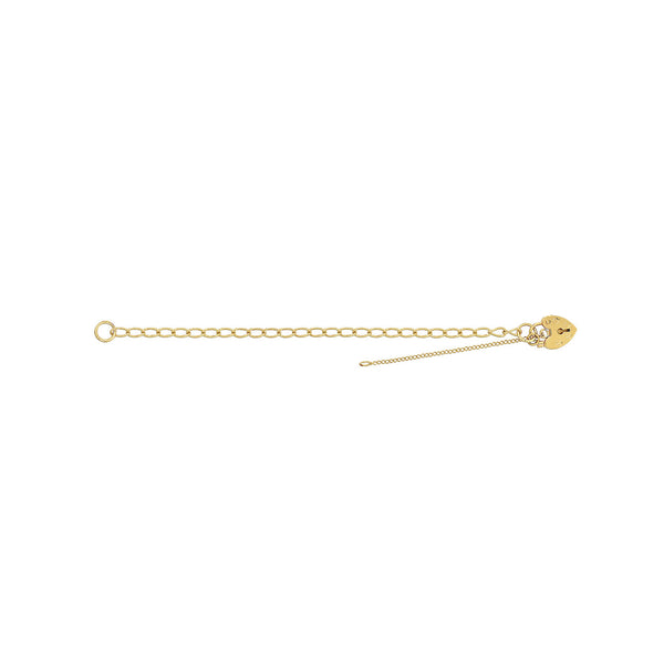 9ct Gold Heart Charm Bracelet - BR101B