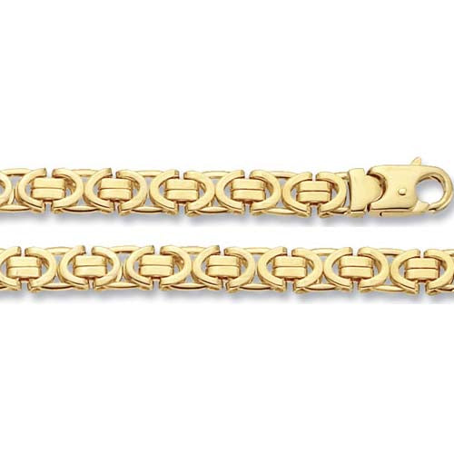9CT Gold Byzantine Chain BR259