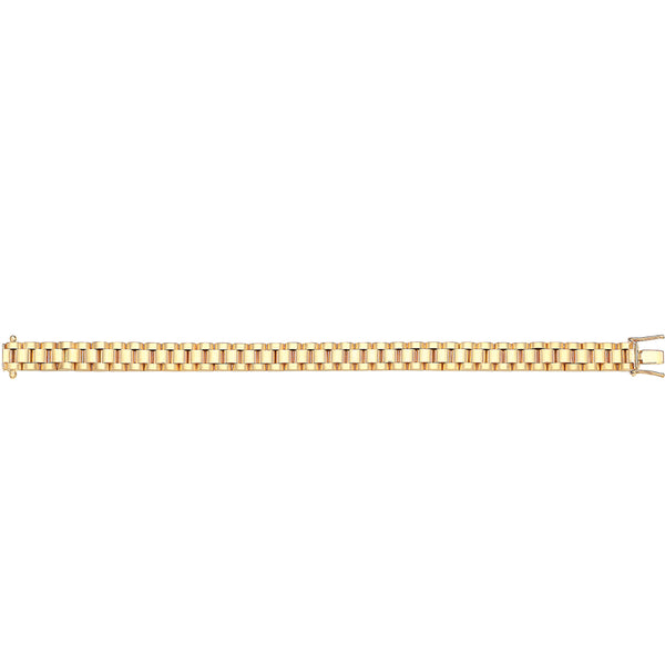9Ct Gold Gents' Watch Strap Bracelet - BR261