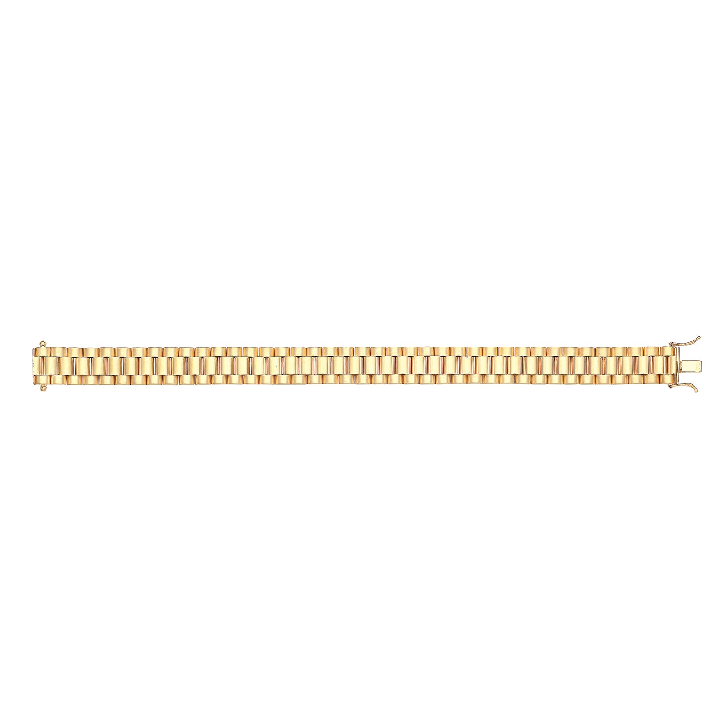 9ct Gold Gents' Watch Strap Braclet - BR262