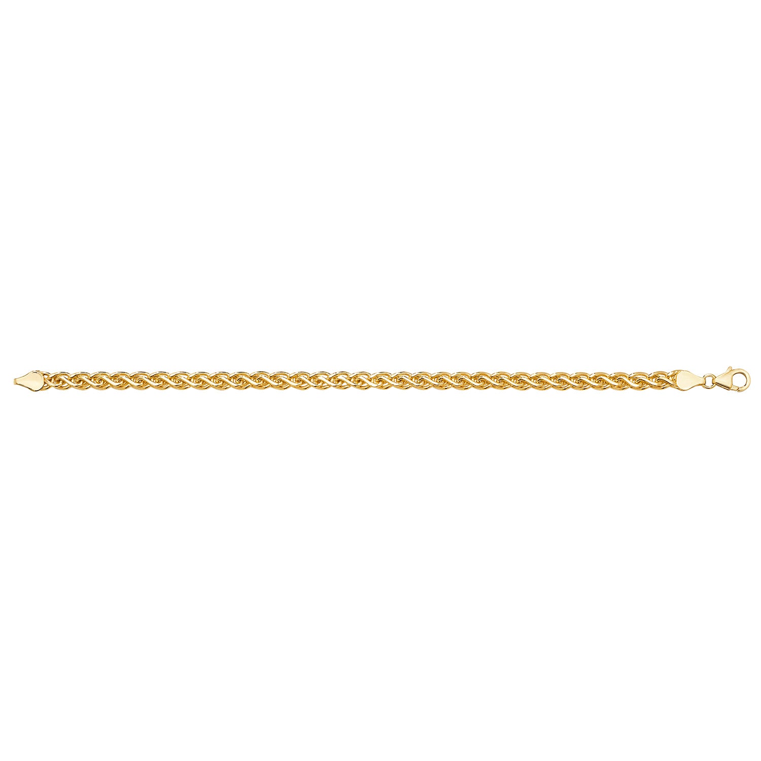 9Ct Gold Plaited Fancy Bracelet - BR573