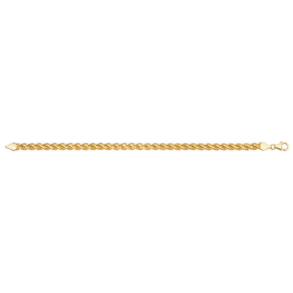 9Ct Gold Plaited Fancy Bracelet - BR573