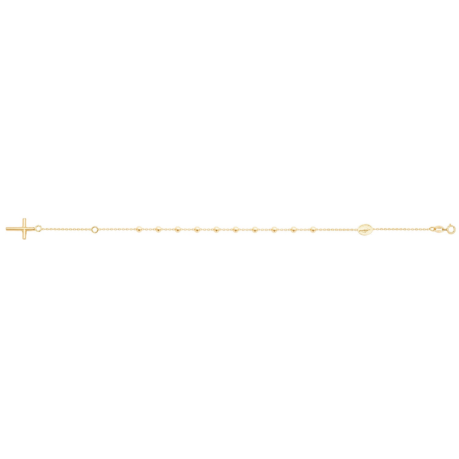 9Ct Gold Rosary Bracelet - BR614