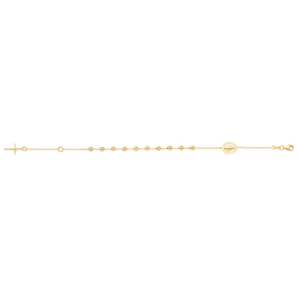 9Ct Gold Rosary Bracelet - BR619