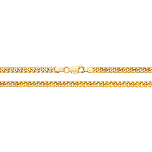 9CT Gold Close Curb Chain CH167