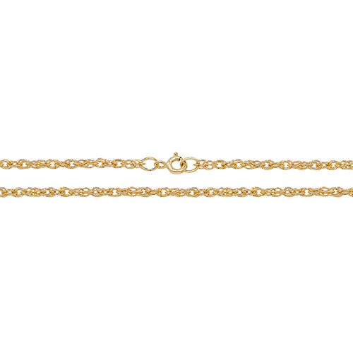 9CT Gold Prince Of Wales Chain CH213