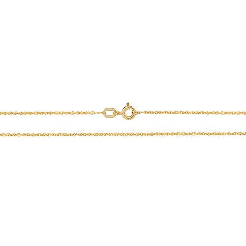 9CT Gold Diamond Cut Chain CH217