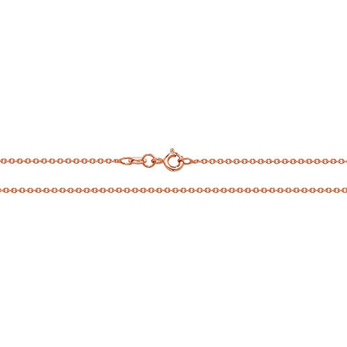 9CT Rose Gold Cable Chain