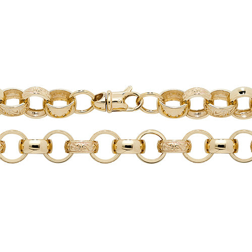 9CT Gold Cast Belcher Chain