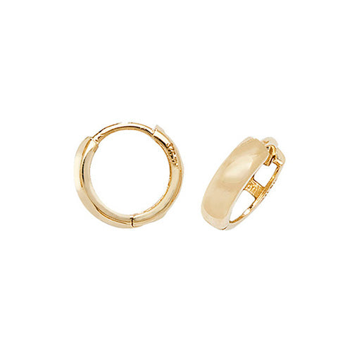 9Ct Gold Hinged Hoops - ER1067