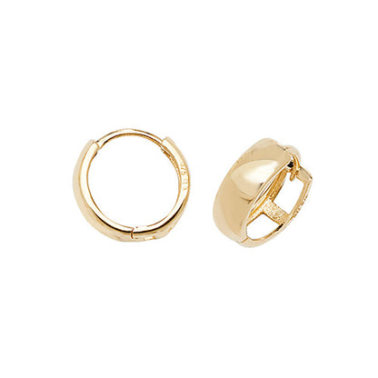 9Ct Gold Hinged Hoops - ER1067