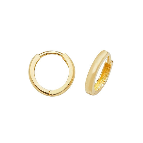 9Ct Gold Hinged Hoops - ER106