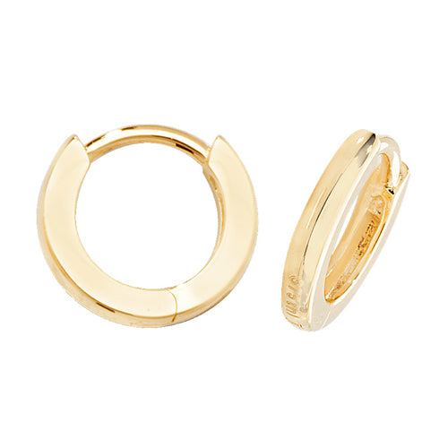 9Ct Gold Hinged Hoops - ER1074