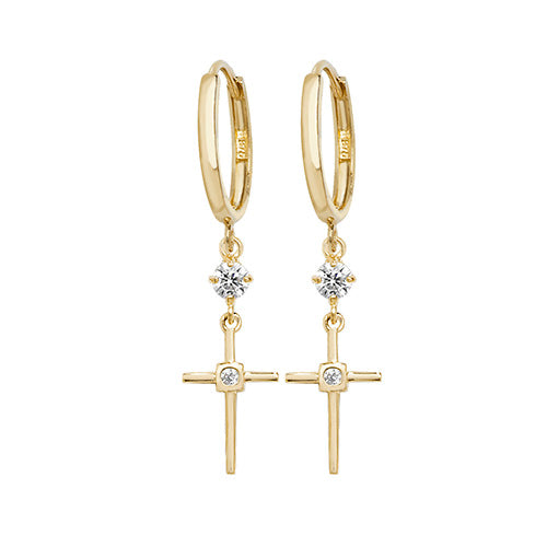 9Ct Gold Drops ER1125