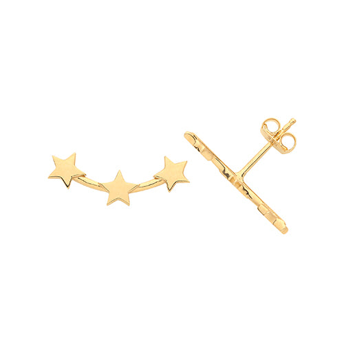 9Ct Gold Constellation Studs ES1661