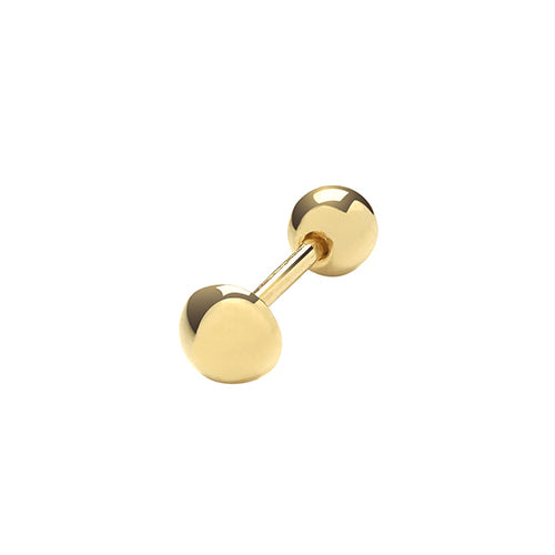 9Ct Gold Dome Cartilage Stud - ES1911